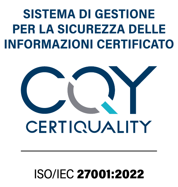 Logo certificazione ISO 27001